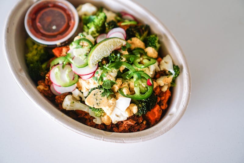 Churros with chocolate dipping sauce catering dessert